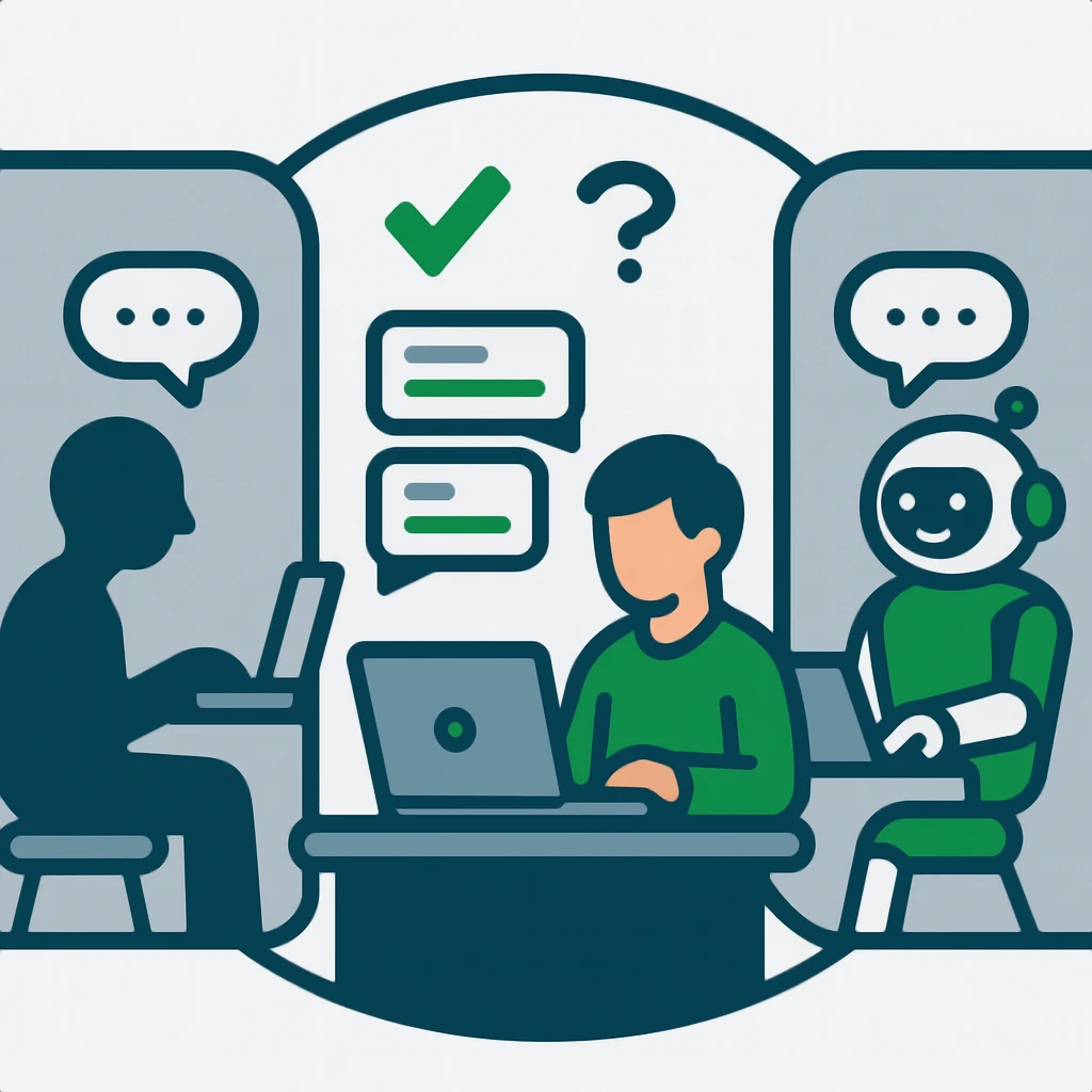 Znázornění Turingova testu